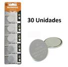 Bateria de Lítio CR2016 3V Alfacell Caixa 30 Unidades