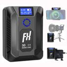 Bateria de montagem em V FXLION Nano ONE atualizada de 50 Wh 14,8 V 3400 mAh