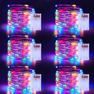 Bateria de Natal Fairy Lights echosari de 6 x 16,4 pés e 50 LEDs
