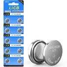 Bateria de relógio LiCB 371 SR920SW 1,55 V Silver Oxide, pacote com 10