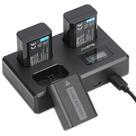 Bateria de reposição e carregador para Sony A6400 A6000 ZV-E10