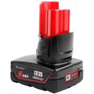 Bateria de reposição waitley 12V 6Ah para Milwaukee 6.0Ah 48-11-2411