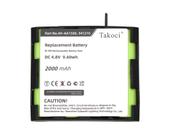 Bateria de substituição Gikysuiz para Compex 4H-AA1500 4.8V 2000mAh Bateria de substituição Gikysuiz para Compex 4H-AA1500 4.8V 2000mAh