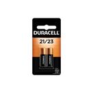 Bateria Duracell 21/23 12V alcalina, pacote com 2 unidades, de longa duração