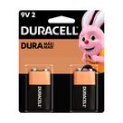 Bateria Duracell 9V Alcalina 2 Unidades