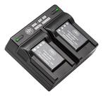 Bateria e carregador, pacote com 2 unidades, 1000mAh para Kodak PIXPRO FZ55, FZ53 Bateria e carregador, pacote com 2 unidades, 1000mAh para Kodak PIXPRO FZ55, FZ53