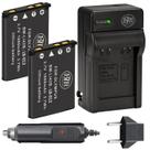 Bateria e carregador, pacote com 2 unidades, 1000mAh para Olympus Stylus com kit Bateria e carregador, pacote com 2 unidades, 1000mAh para Olympus Stylus com kit