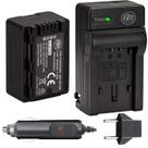 Bateria e carregador para Panasonic HC-V800K, HC-VX1K, HC-WXF1K