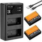 Bateria e carregador USB duplo LP-E17 para Canon EOS R100 R8 R50