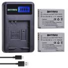 Bateria e carregador USB LCD 1400mAh para Canon PowerShot S100