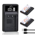 Bateria e carregador USB LED Pickle Power EN-EL19 NP-BJ1