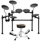 Batería Electrónica AODSK UAED-403TS con 4 Pads de Batería y 200 Sonidos Batería Electrónica AODSK UAED-403TS con 4 Pads de Batería y 200 Sonidos