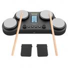 Bateria eletrônica Avatar PD405 multipad 4 pads com pedais som profissional e sensibilidade realista