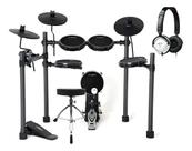 Bateria Eletrônica D-tech Nexus Kit Com Banco E Fone Preto Bateria Eletrônica D-tech Nexus Kit Com Banco E Fone Preto