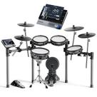 Bateria Eletrônica Donner Beat Max Módulo com Tela Touch Peles Mesh 2 Crashs 12" Dual Zone e Ride 14" Triple Zone com Choke 100 Kits e 1126 Sons USB