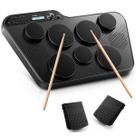 Bateria Eletrônica Portátil 7 Pads Voik BEAT70 Com Baqueta