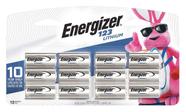 Bateria Energizer 123 Lithium Photo 12 baterias, pacote com 1 unidade