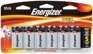 Bateria Energizer 9V Alcalina (6 unidades)