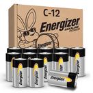 Bateria Energizer Alkaline Power C de longa duração (pacote com 12)