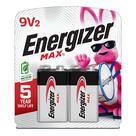 Bateria Energizer MAX 522BP-2 9V alcalina, pacote com 2 unidades Bateria Energizer MAX 522BP-2 9V alcalina, pacote com 2 unidades