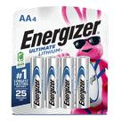 Bateria Energizer Ultimate Lithium AA de 1,5 V (pacote com 4)