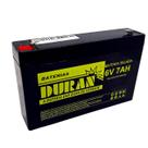 Bateria Estacionária Duran 7ah 6v VRLA AGM Carrinho Elétrico Brinquedos