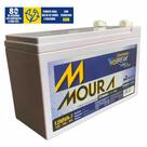 Bateria Estacionária Moura Recarregável com Saída de 12V 7Ah 2,1A Para Motores com Partida Elétrica