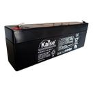 Bateria Estacionária VRLA 12V 2,3Ah Kaise KB1223 Segurança Nobreak Alarme Cerca Luz