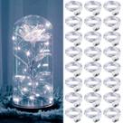 Bateria Fairy Lights ZGWJ de 7 pés e 20 LED Silver Wire 3 modos