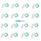 Bateria Fairy String Lights YJFWAL Green de 10,2 pés e 30 LED