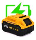Bateria Ferramenta Universal 21v 3000 Mah Íon Lítio Bivolt