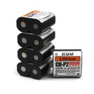 Bateria fotográfica de lítio hflexgrad 6V 1500mAh CR-P2 (pacote com 5)