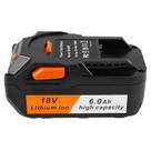 Bateria Futurebatt 18V 6.0Ah de íon de lítio para Ridgid 18V