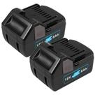 Bateria Futurebatt 18V 6.0Ah, pacote com 2 unidades para ferramentas Hitachi