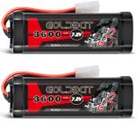 Bateria GOLDBAT 3600mAh 7,2V NiMH com Conector Tamiya Bateria GOLDBAT 3600mAh 7,2V NiMH com Conector Tamiya