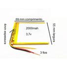 Bateria Gps 7 Polegadas 2000mah 3 Fios 405569