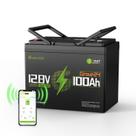 Bateria GREENOE 12V 100Ah LiFePO4 com Bluetooth e BMS