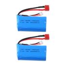 Bateria HHZ 7,4 V 1500mAh Li-ion T Plug para Wltoys 12428 12423