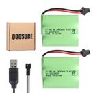 Bateria HJ 3,6 V 2400 mAh Ni-MH 2 unidades com cabo USB