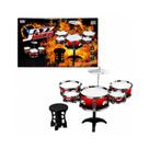Bateria Infantil Future Rockstar com 5 Tambores e 1 Prato 47cm