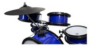Bateria Infantil Luen Star Kids Azul com chimbal