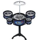 Bateria Infantil Musical Brinquedo Com Tambor E Baquetas - Art Brink Bateria Infantil Musical Brinquedo Com Tambor E Baquetas - Art Brink