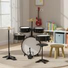 Bateria Infantil Profissional Musical Com Chimbal Mdf 72cm