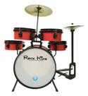 Bateria Infantil Rmv Rock Kids Com Chimbal Vermelho