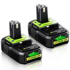 Bateria JAUKIST 18V 4.0Ah Kit com 2 Unidades com Indicador LED