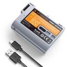 Bateria K&F Concept EN-EL15C 2600mAh USB-C de carregamento rápido