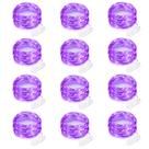 Bateria LED String Lights Yiaht Purple Halloween de 7 pés e 20
