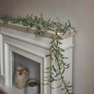 Bateria Lighted Olive Garland LITBLOOM 96 Fairy Lights 6 pés