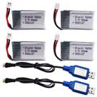 Bateria Lipo Blomiky 3.7V 300mAh 1S com Carregador e Plug Ph2.0