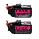 Bateria Lipo CNHL 1500mAh 14,8V 130C 4S com plugue XT60 (2 pacotes)